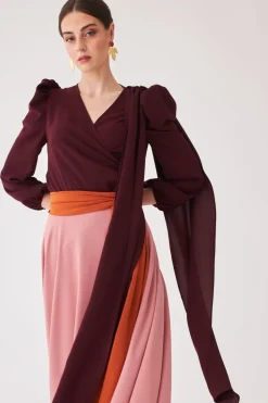 Coosy MARIA BARAZA X COOSY|Tops*BLUSA LAURA MB BURDEOS