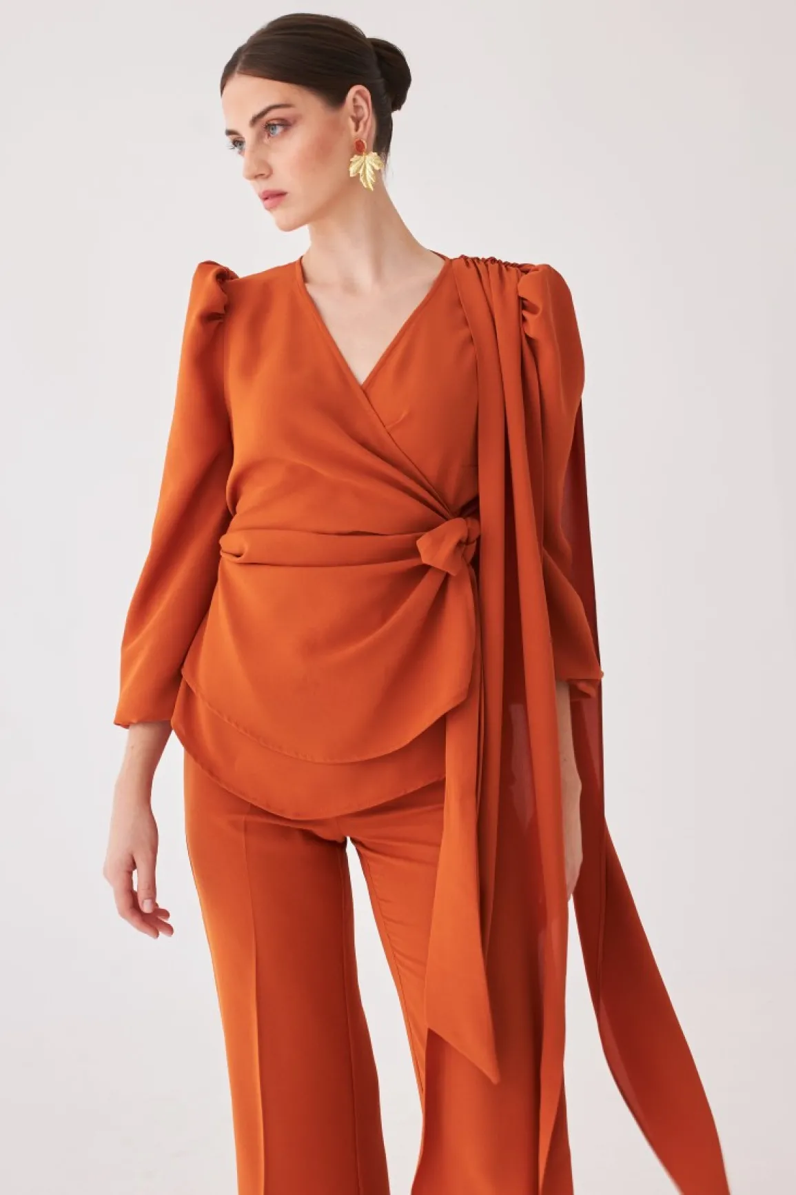 Coosy MARIA BARAZA X COOSY|Tops*BLUSA LAURA MB NARANJA