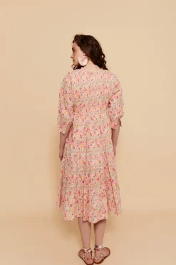 Coosy Vestidos*CAMISOLA FLORITAMULTICOLOR