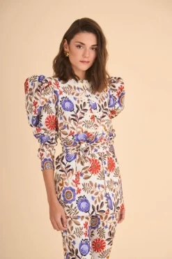 Coosy Total look*CHAQUETA ALMENDRAESTAMPADO