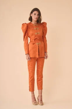 Coosy Pantalones|Total look*PANTALON ALMENDRATERRACOTA