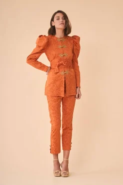 Coosy Pantalones|Total look*PANTALON ALMENDRATERRACOTA