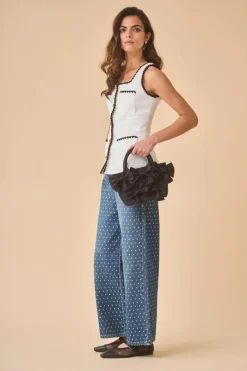 Coosy Pantalones*PANTALON ELSA DENIM NEGRO