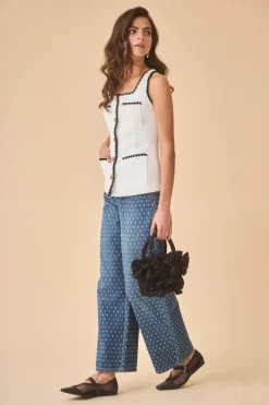 Coosy Pantalones*PANTALON ELSA DENIM NEGRO