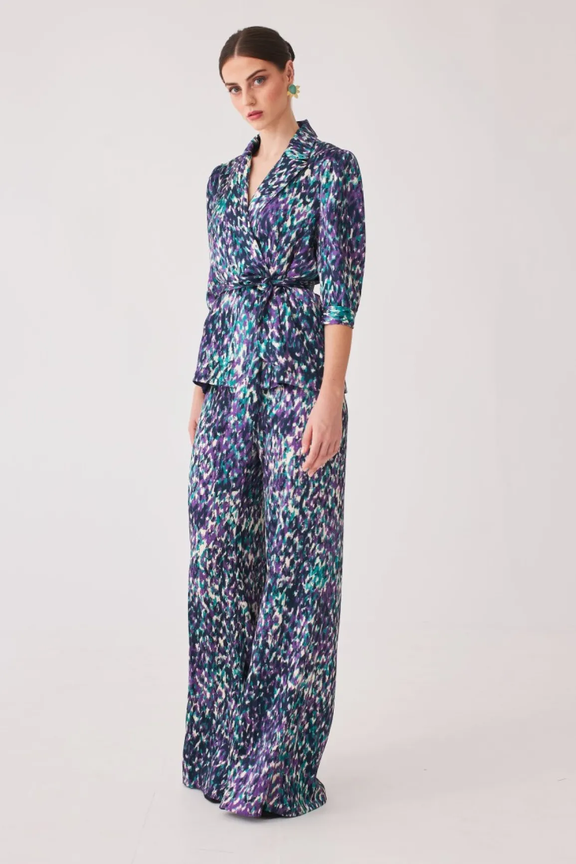 Coosy MARIA BARAZA X COOSY|Pantalones*PANTALON ISABEL MB EST.VERDE