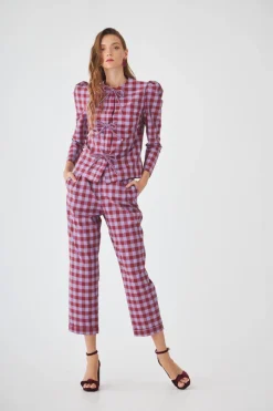 Coosy Pantalones|Total look*PANTALON JERUSALENMORADO