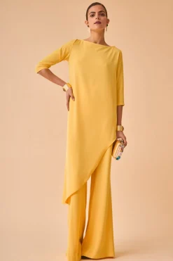 Coosy Pantalones|Total look*PANTALON KAVITAAMARILLO