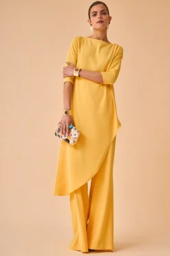 Coosy Pantalones|Total look*PANTALON KAVITAAMARILLO