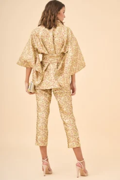 Coosy Total look*PANTALON MARIETTA DORADO