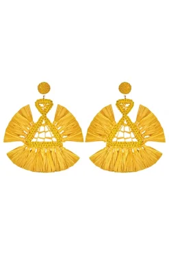 Coosy Bisutería*PENDIENTES BRUNIAAMARILLO