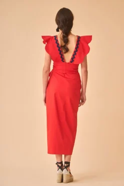 Coosy Tops|Total look*TOP CORAROJO