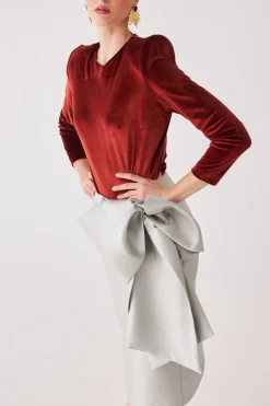 Coosy MARIA BARAZA X COOSY|Faldas*VESTIDO ADRIANA MB PLATA