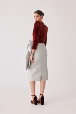 Coosy MARIA BARAZA X COOSY|Faldas*VESTIDO ADRIANA MB PLATA