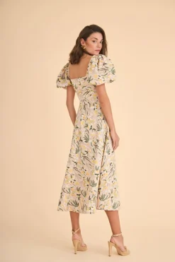 Coosy Vestidos midi*VESTIDO ANSELMOESTAMPADO