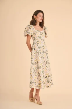 Coosy Vestidos midi*VESTIDO ANSELMOESTAMPADO