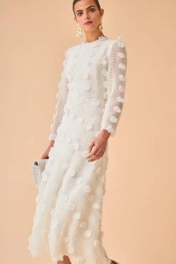 Coosy I DO|Vestidos midi*VESTIDO CARTERBEIGE