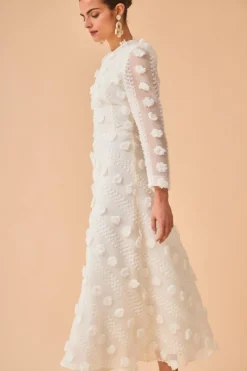 Coosy I DO|Vestidos midi*VESTIDO CARTERBEIGE