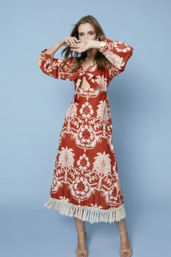 Coosy Vestidos*VESTIDO CASIANO TERRACOTA