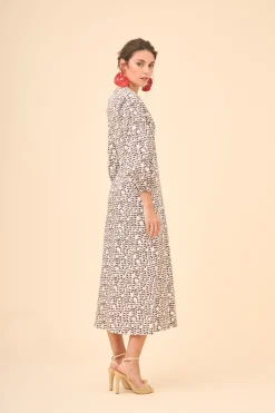 Coosy Vestidos midi*VESTIDO CLEVAESTAMPADO
