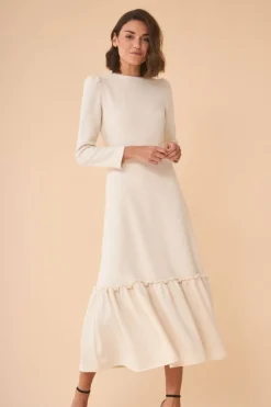 Coosy I DO|Vestidos midi*VESTIDO DINASTIABLANCO