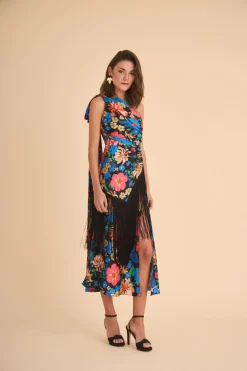 Coosy Vestidos midi*VESTIDO DONOSAESTAMPADO