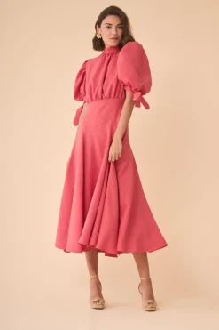 Coosy Vestidos midi*VESTIDO ELENAROSA