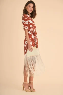 Coosy Vestidos midi*Vestido Largo Tildaest Marrón |