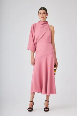 Coosy Vestidos midi*VESTIDO LUPIANA