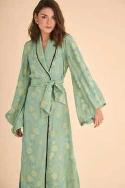 Coosy Vestidos midi*VESTIDO MANGUVERDE