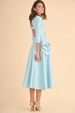 Coosy MARIA BARAZA X COOSY|Vestidos midi*VESTIDO MARINA MB CELESTE