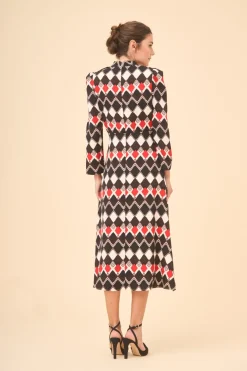 Coosy Vestidos midi*Vestido Mattiamulticolor |