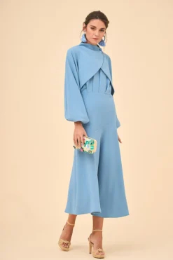 Coosy Vestidos midi*Vestido No Usarestampado Verde |
