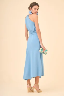 Coosy Vestidos midi*Vestido No Usarestampado Verde |