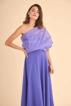 Coosy MARIA BARAZA X COOSY|Vestidos midi*VESTIDO RAQUEL MB MORADO