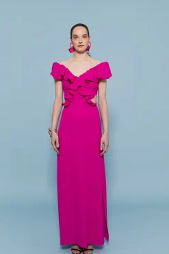 Coosy Vestidos largos*VESTIDO RIOMAGENTA